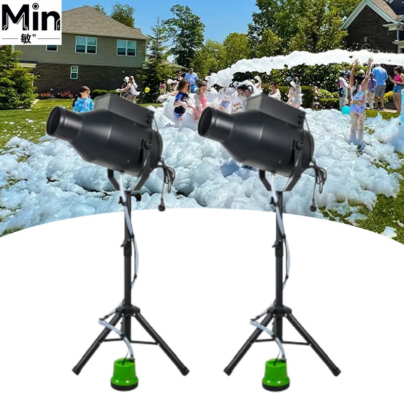 Kids Outdoor Water Park - 1000W Taşınabilir Mini Parti Köpük Makinesi