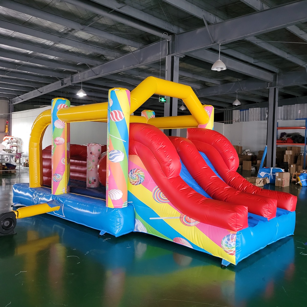 Play Kids Outdoor - Ticari PVC Branda Çocuk Şişme Kale