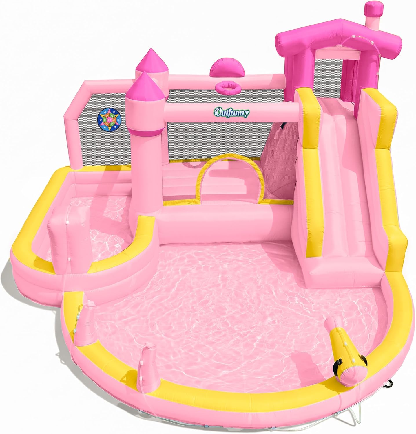 Kids Outdoor Water Slide - 3-12 Yaş Arası Çocuklar İçin Çift