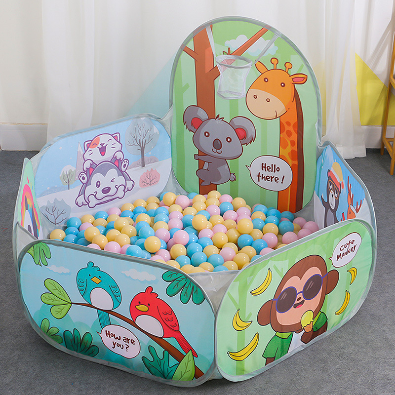 Kids Outdoor Lounge Set - Karikatür Hayvanlar Taşınabilir Katlanabilir Çadır Kapalı