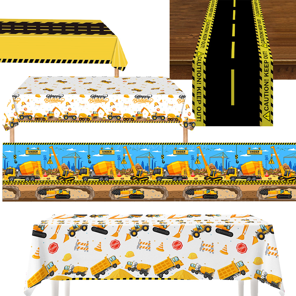 Kids Outdoor Excavator - İnşaat Aracı Parti Dekoru İnşaat Ekskavatörü