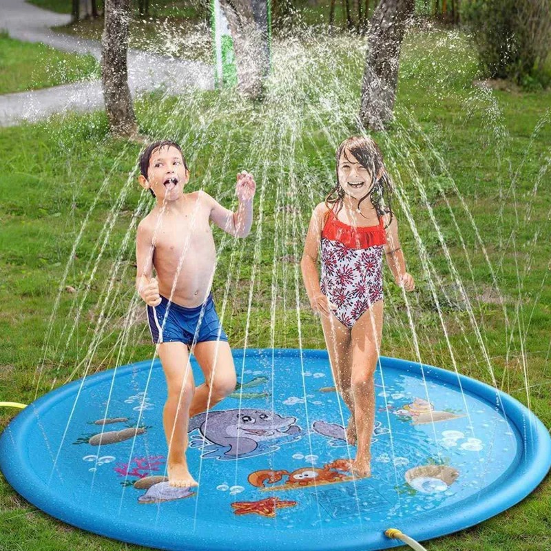 Kids Outdoor Water Sprinkler - Su Sıçrama Havuzları Çocuklar Açık Komik