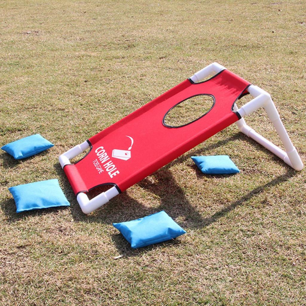 Kids Outdoor Garden Set - Cornhole Oyun Seti Katlanabilir Fasulye Torbası
