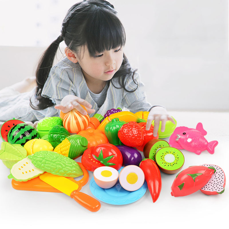 Kids Outdoor Mud Kitchen Accessories - Çocuklar İçin Meyve ve Sebze Kesme