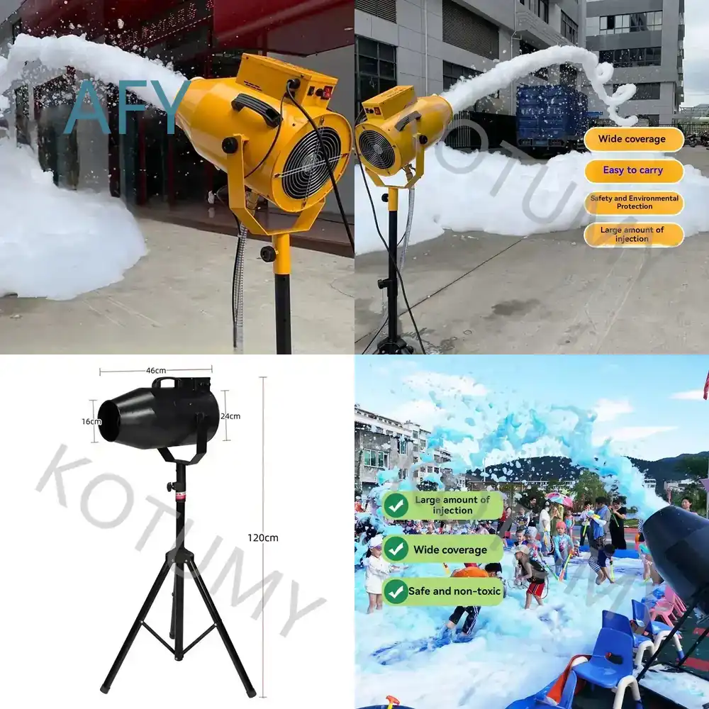 Kids Outdoor Water Park - 1500W Toplu Köpük Makinesi, Havuz Partisi,