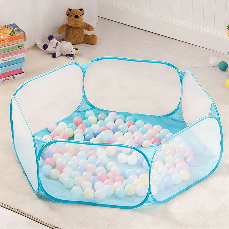 Kids Outdoor Lounge Set - 1.2M Top Havuzu Katlanabilir Taşınabilir Oyun