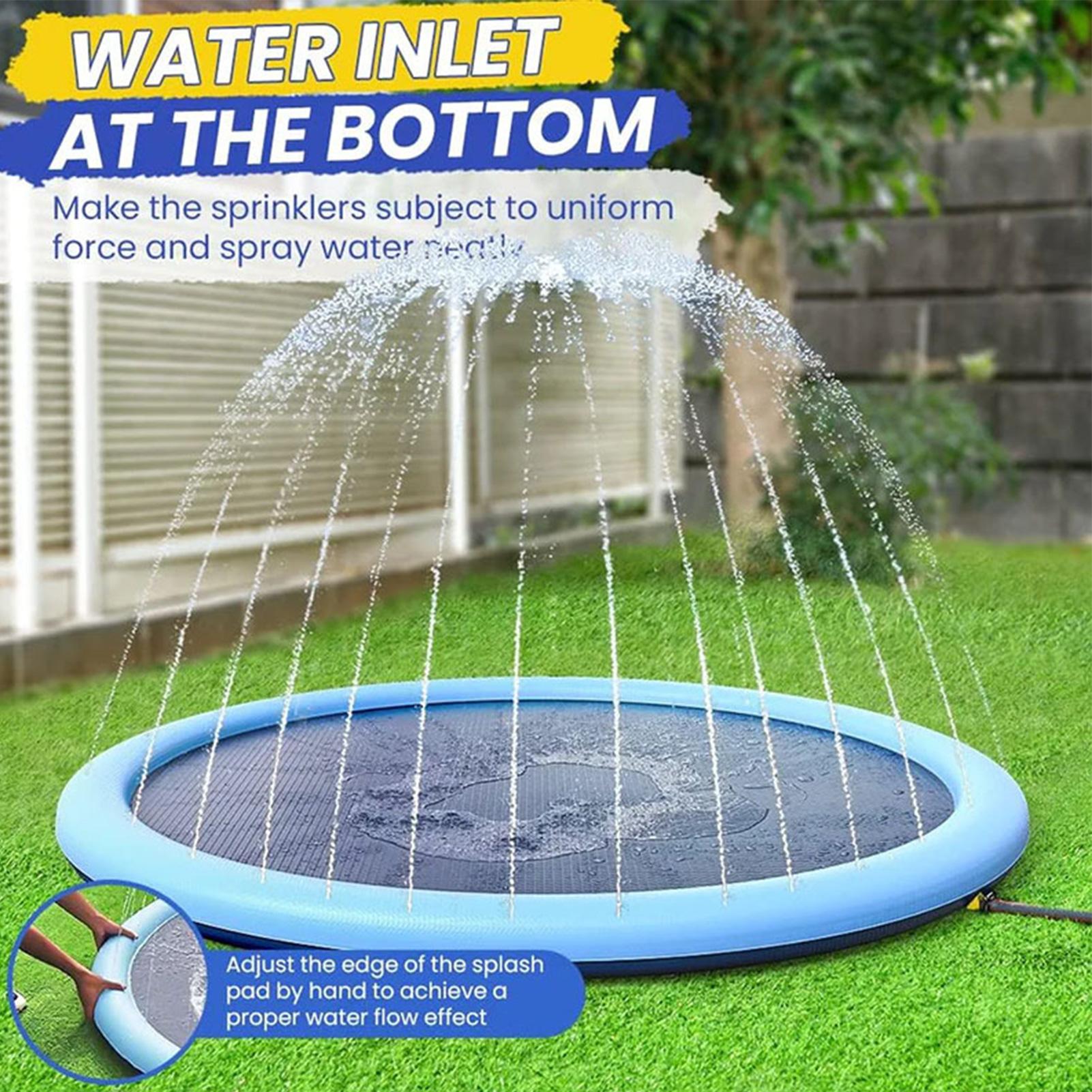 Kids Outdoor Water Sprinkler - Çocuklar için fıskiyeli oyun matı, kaymaz