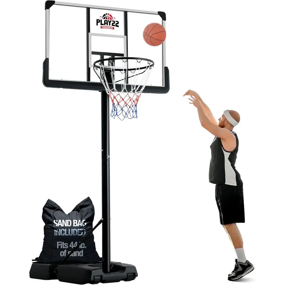 Kids Outdoor Basketball Hoop - Çocuklar ve Yetişkinler için Ayarlanabilir 44'lük