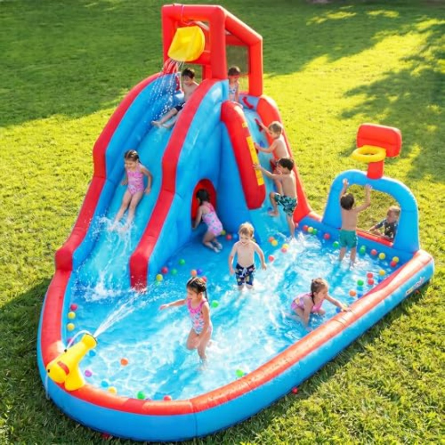 Çocuklar için arka bahçe açık  - Kids Outdoor Water Slide incelemesi ve fiyatı