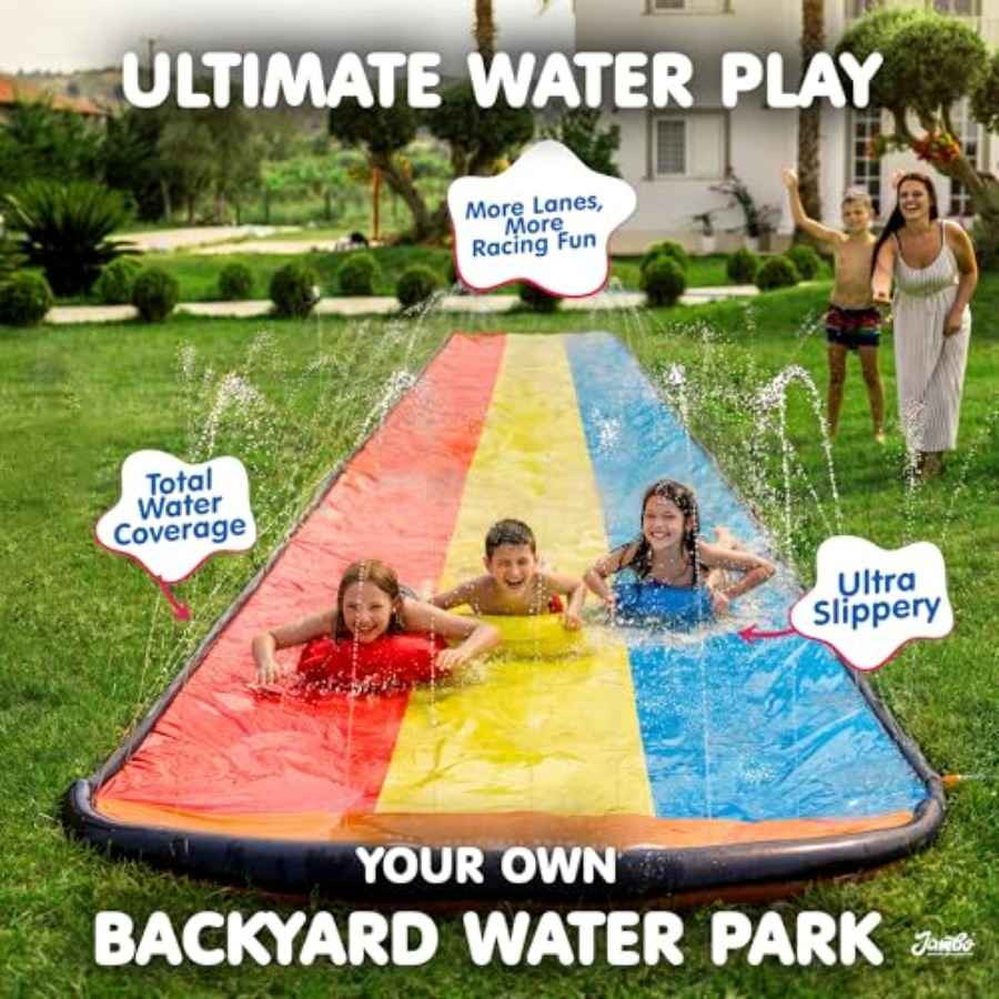 Çocuklar için arka bahçe açık  - Kids Outdoor Water Slide incelemesi ve fiyatı