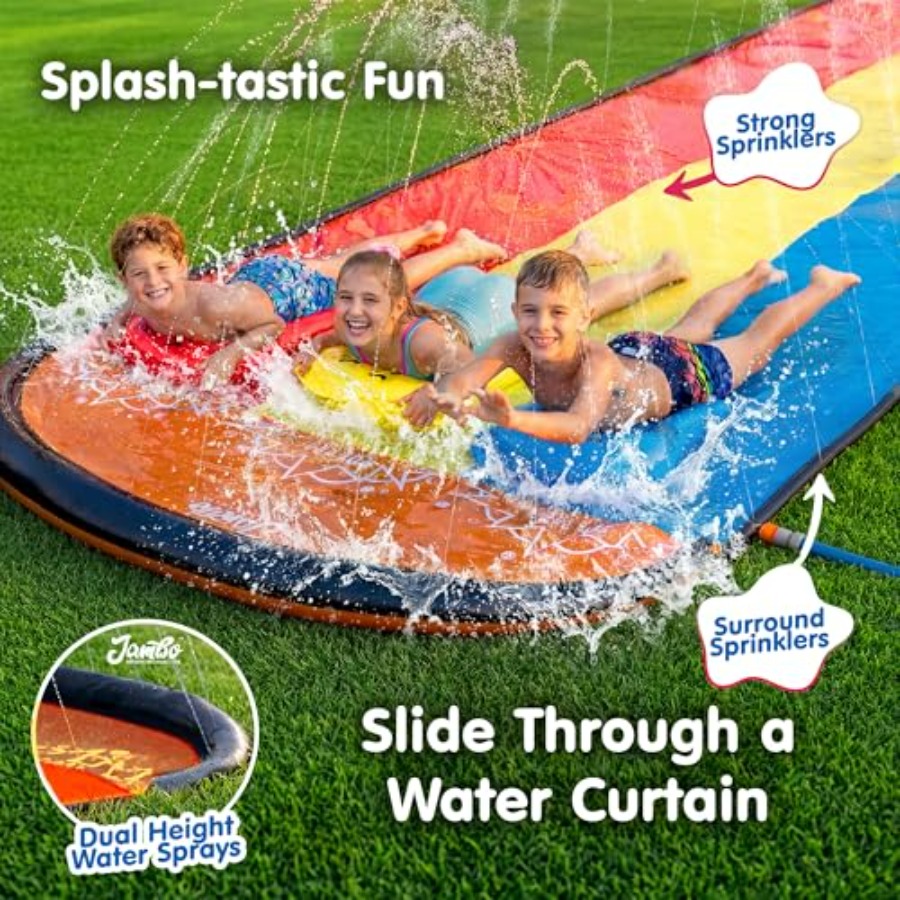 Çocuklar için arka bahçe açık  - Kids Outdoor Water Slide incelemesi ve fiyatı