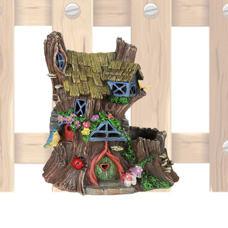 Ağaç yüzleri dekor açık Mini a - Kids Outdoor Fairy Garden incelemesi ve fiyatı