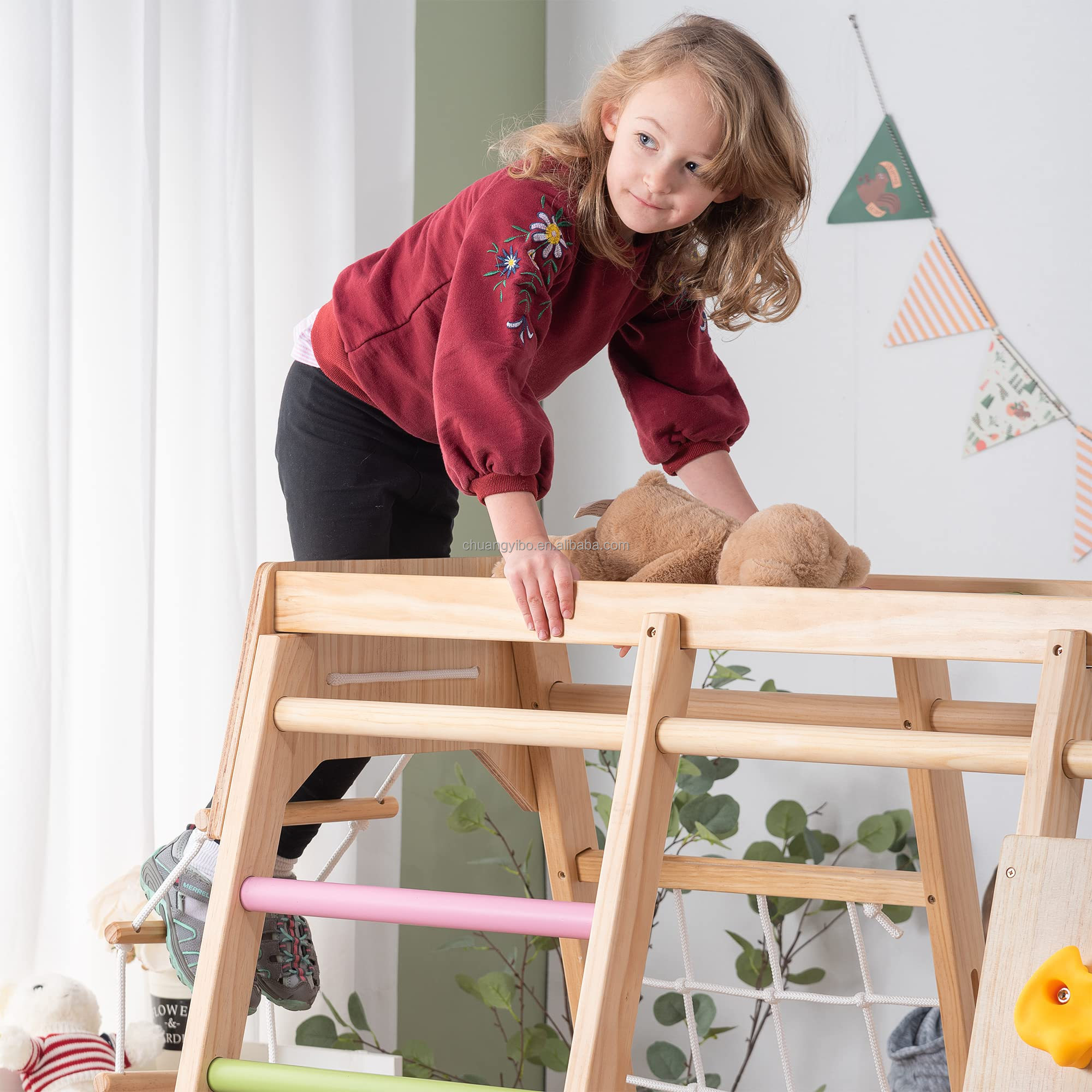 Tırmanma Duvarları Eğlence Par - Outdoor Children'S Park incelemesi ve fiyatı