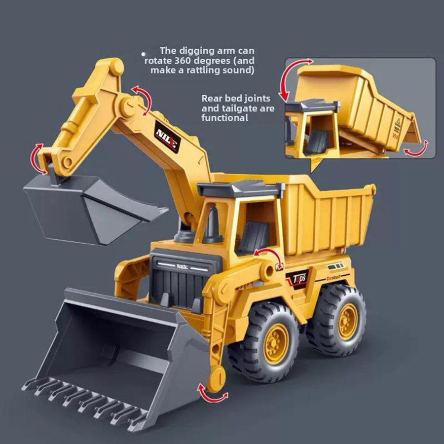 1 adet Ekskavatör Kamyon Model - Kids Outdoor Excavator incelemesi ve fiyatı
