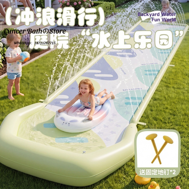 Sınır ötesi PVC su kaydırağı A - Outdoor Children'S Park incelemesi ve fiyatı