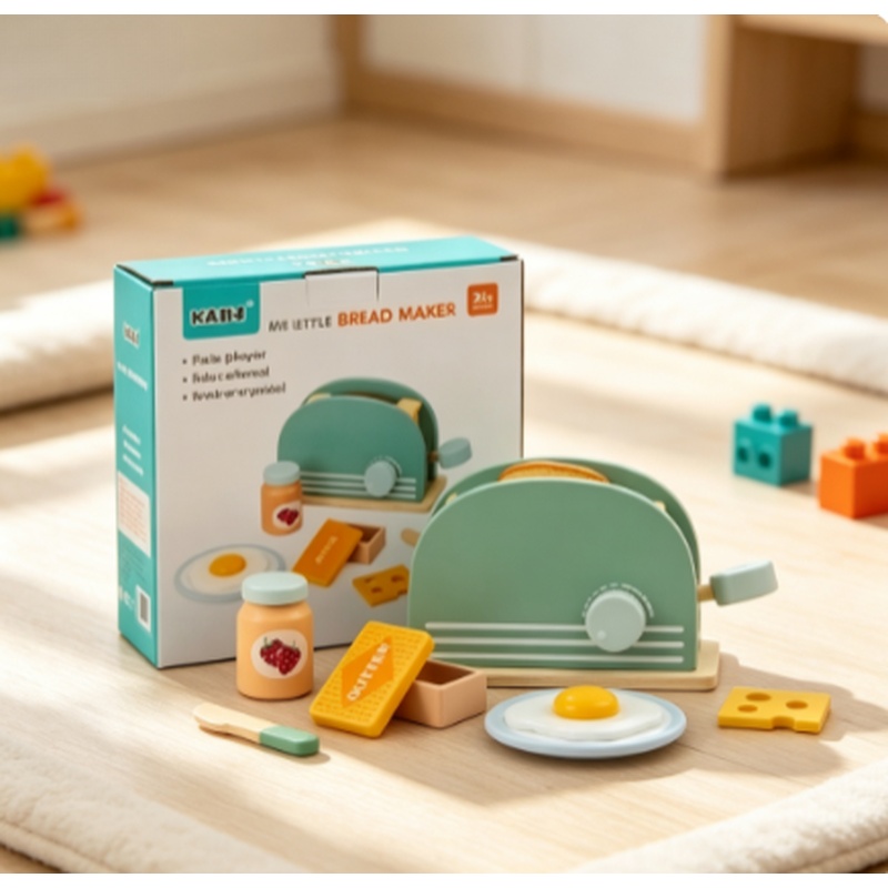 Ahşap Simülasyon Tost Makinesi - Kids Outdoor Mud Kitchen Accessories incelemesi ve fiyatı