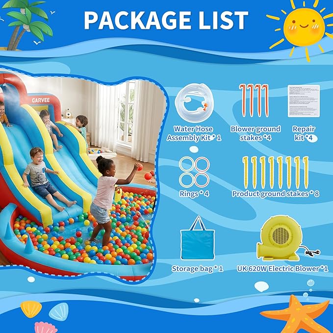 Dört Mevsim 8'i 1 Arada Şişme  - Kids Outdoor Water Slide incelemesi ve fiyatı