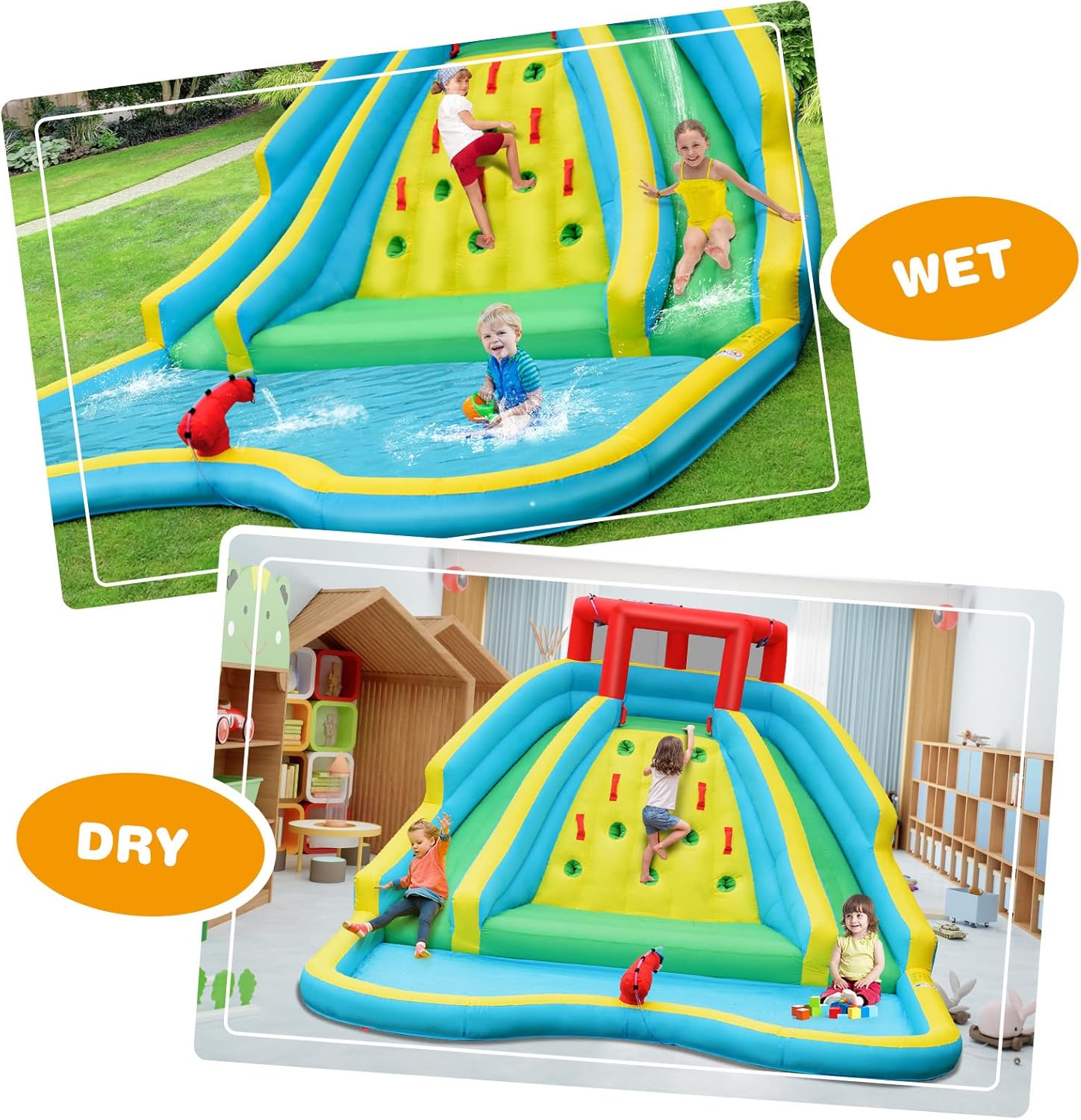 Çocuklar için Dev Şişme Su Kay - Kids Outdoor Water Slide incelemesi ve fiyatı