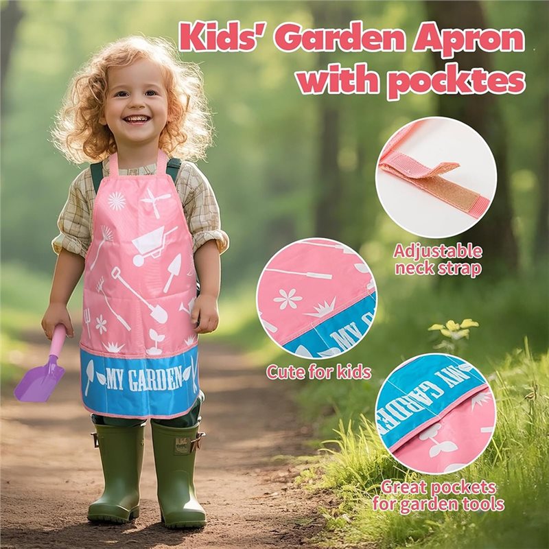 Superior-Kids Pembe Bahçe Alet - Kids Outdoor Garden Set incelemesi ve fiyatı