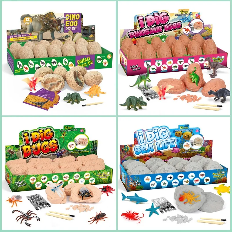 12 adet arkeolojik dinozor yum - Kids Outdoor Excavator incelemesi ve fiyatı