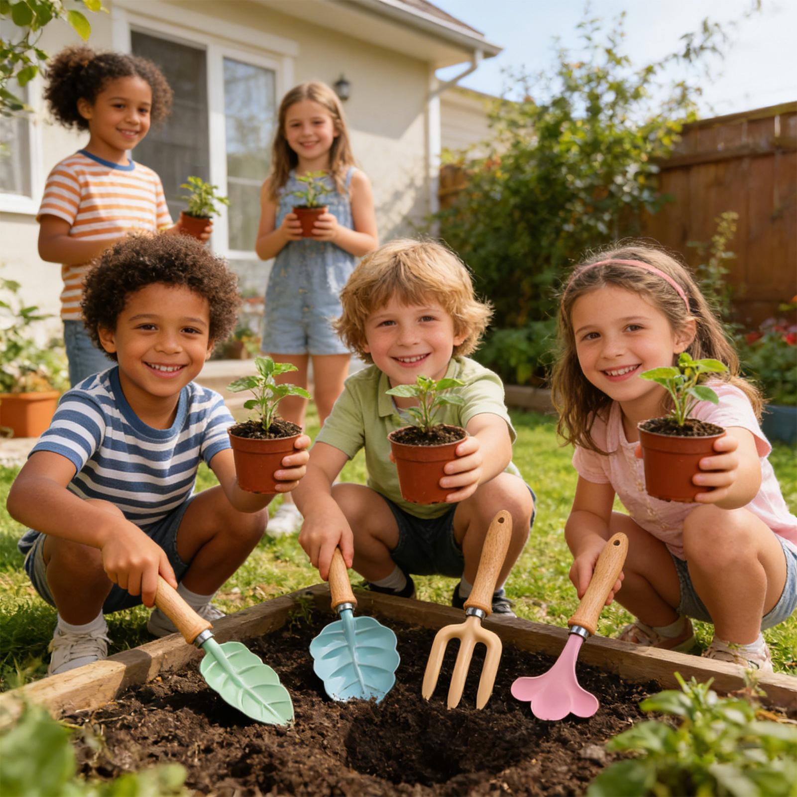 Çocuklar için bahçe seti 4 par - Kids Outdoor Garden Set incelemesi ve fiyatı