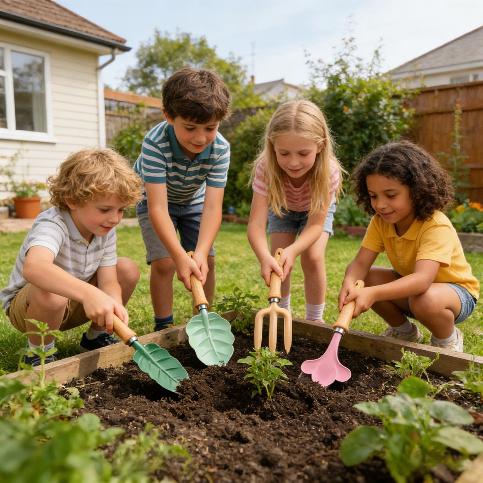 Çocuklar için bahçe seti 4 par - Kids Outdoor Garden Set incelemesi ve fiyatı