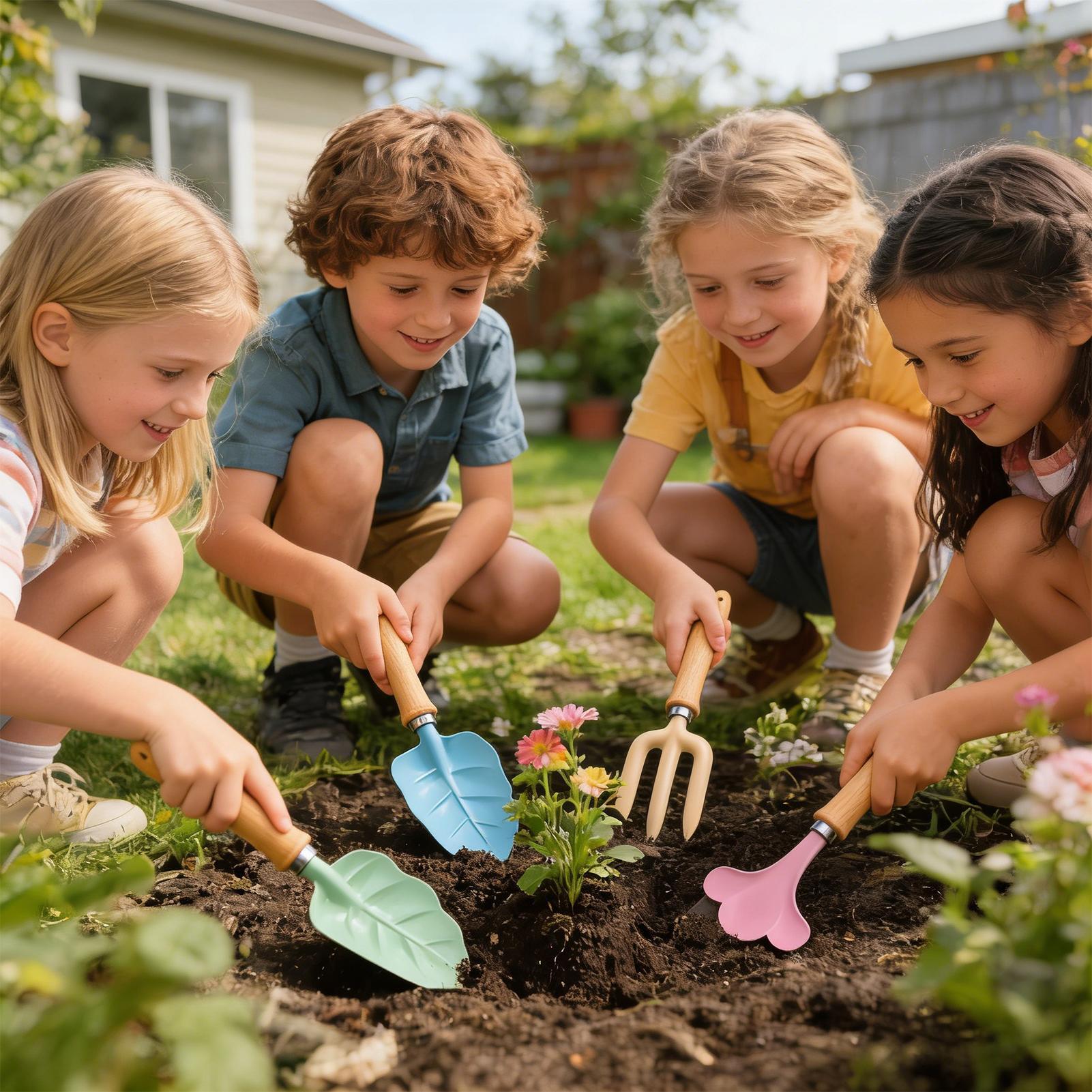 Çocuklar için bahçe seti 4 par - Kids Outdoor Garden Set incelemesi ve fiyatı