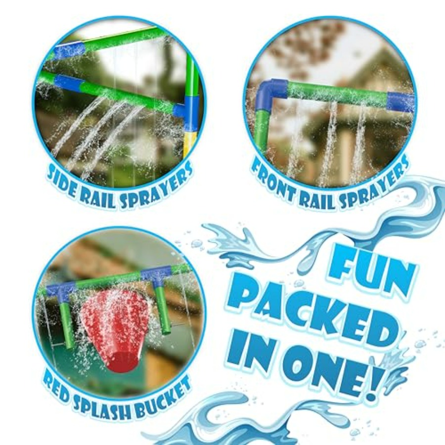 Çocuklar için yaz eğlencesi, d - Kids Outdoor Water Sprinkler incelemesi ve fiyatı