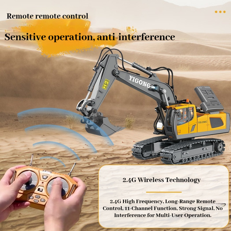 YIGONG Alaşım Uzaktan Kumandal - Kids Outdoor Excavator incelemesi ve fiyatı
