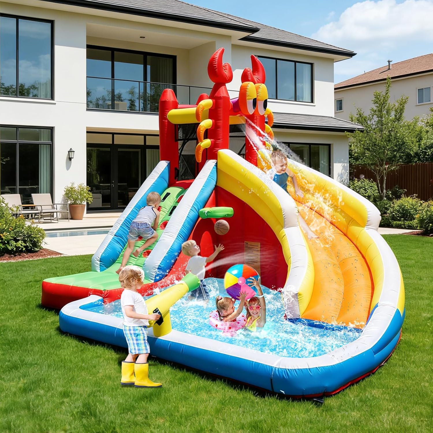 Çocuklar için Su Kaydıraklı Bü - Kids Outdoor Water Slide incelemesi ve fiyatı