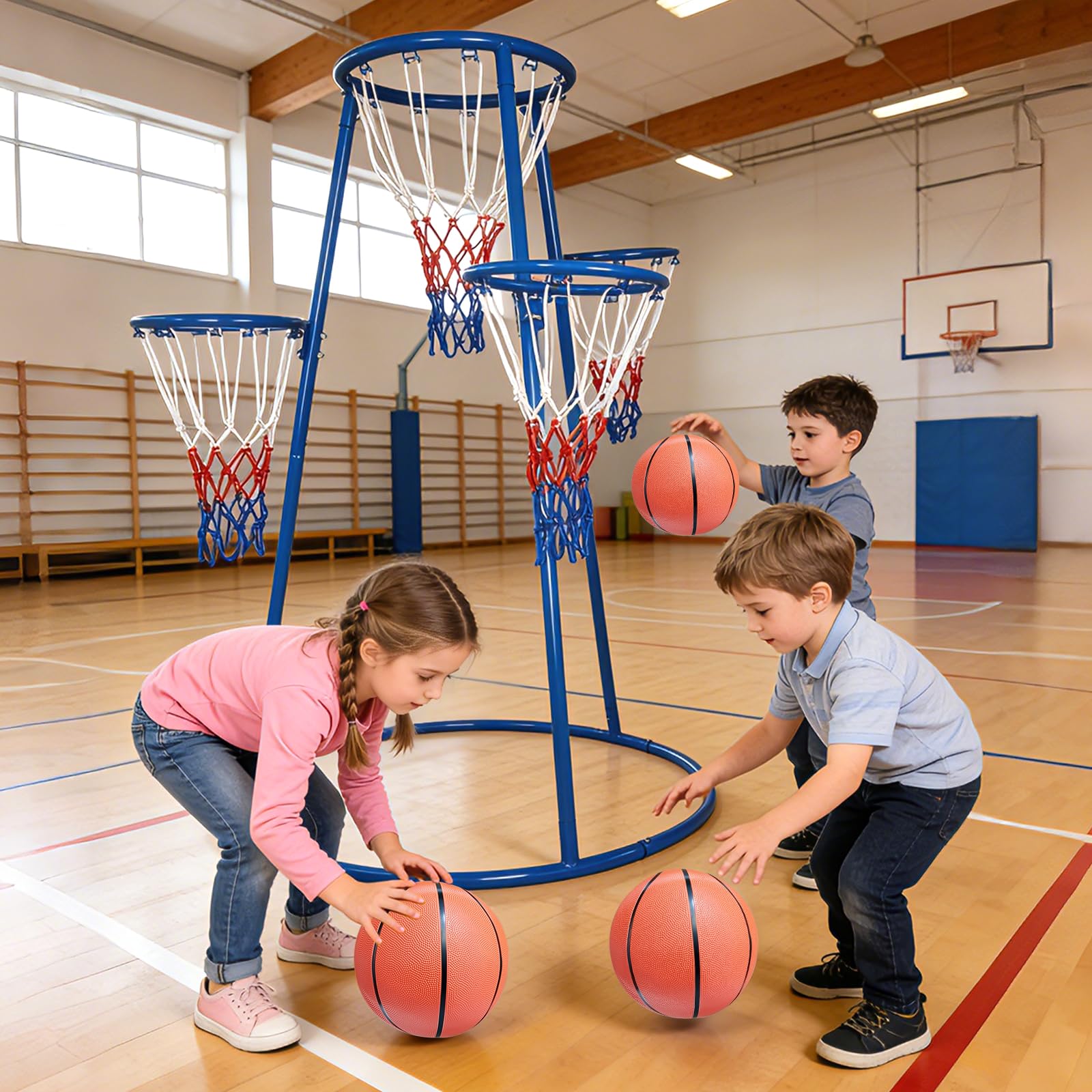 4 Toplu ve Pompa ile Birlikte  - Kids Outdoor Basketball Hoop incelemesi ve fiyatı
